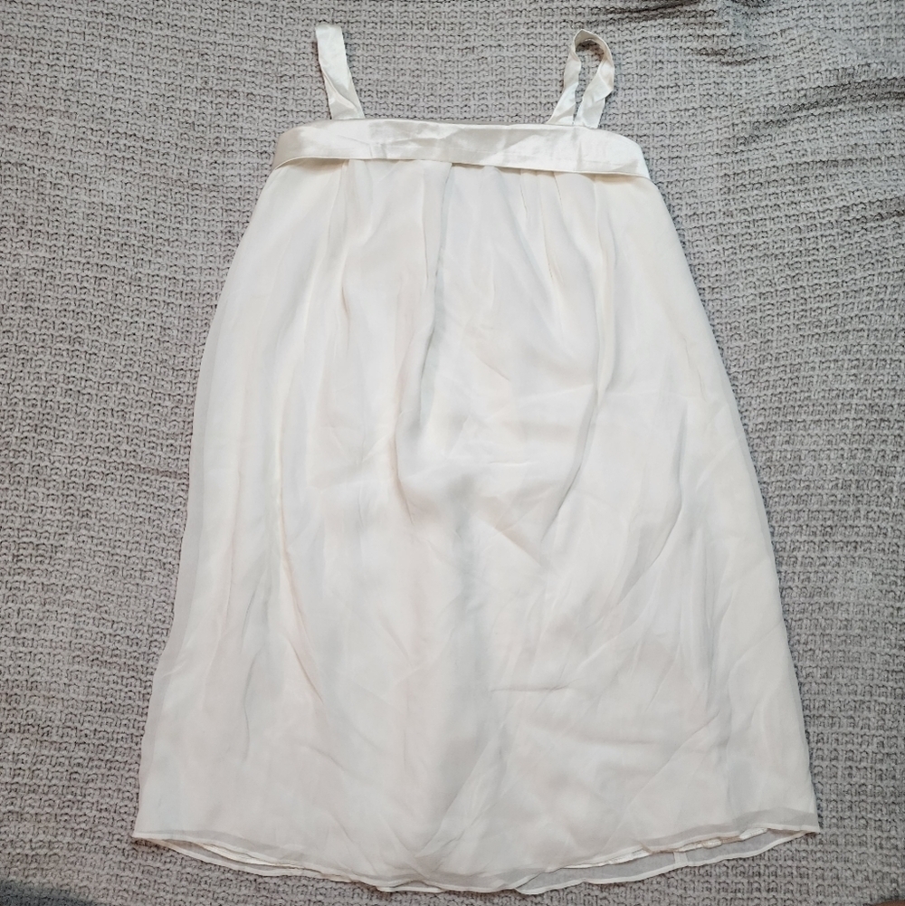 Us Angels Silk White Maxi Dress Size 10